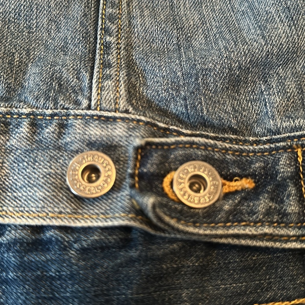 LEVI STRAUSS WOMANS JEAN VEST SIZE S / P - Picture 8 of 10